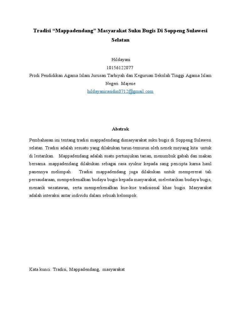 Kampung Budaya Bugis Soppeng, Surga Wisata Tradisi Sulawesi Selatan