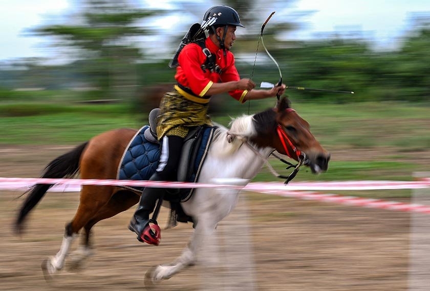 Penggunaan Cambuk dan Tali Pada Berkuda