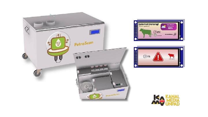 Mahasiswa Unpad Kembangkan Mesin Deteksi Sapi Perah Sakit Mastitis