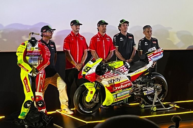 Rossi Tiba di Jakarta, Perkenalkan Livery Khusus untuk MotoGP Mandalika