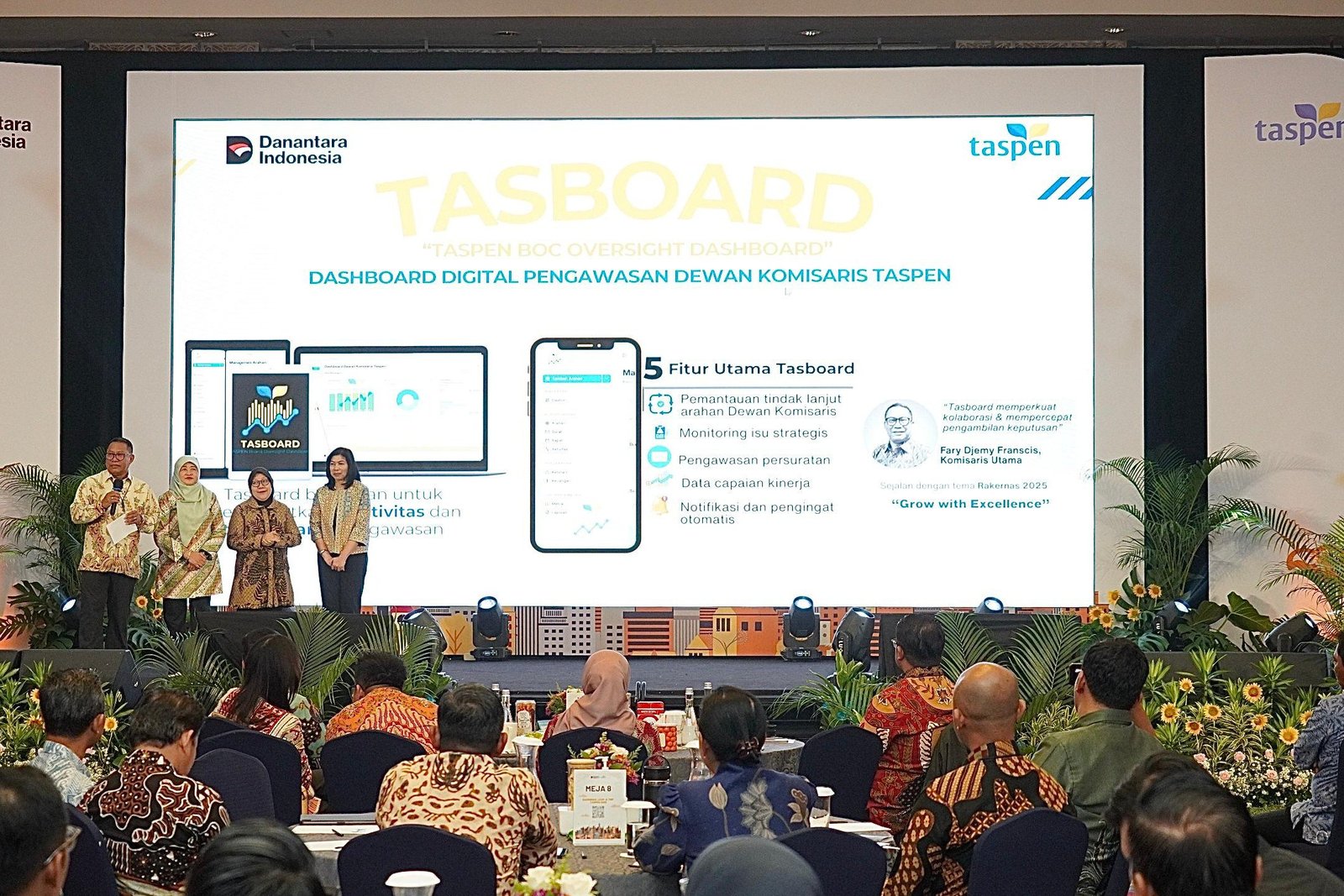 Dekom TASPEN Tingkatkan Akuntabilitas dengan Dashboard Digital
