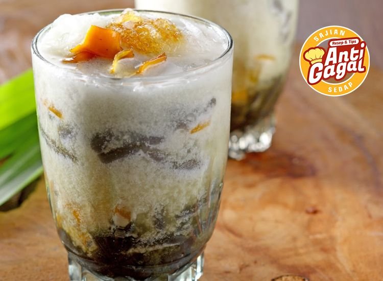 Resep Es Dawet Ireng, Minuman Segar dengan Kuah Santan Gurih