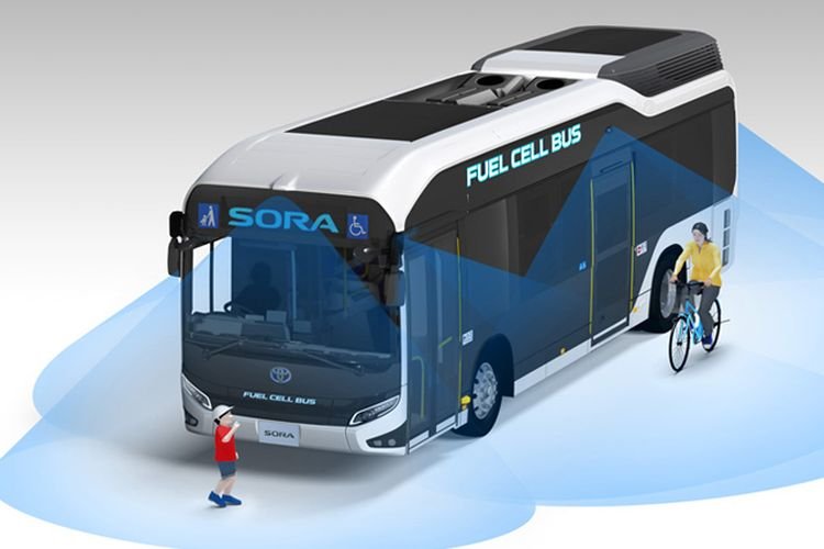 Kolaborasi Toyota dan Isuzu Ciptakan Bus Hidrogen