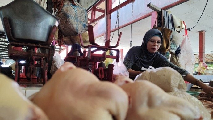 Harga Ayam Ras Picu Kenaikan Inflasi Kalteng 0,33% di September 2025