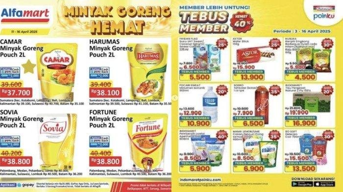 Katalog Promo Alfamart dan Indomaret Hari Ini, Minyak Goreng Termurah