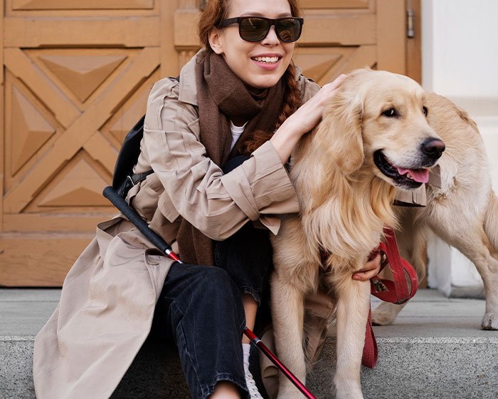 Cara merawat anjing buta